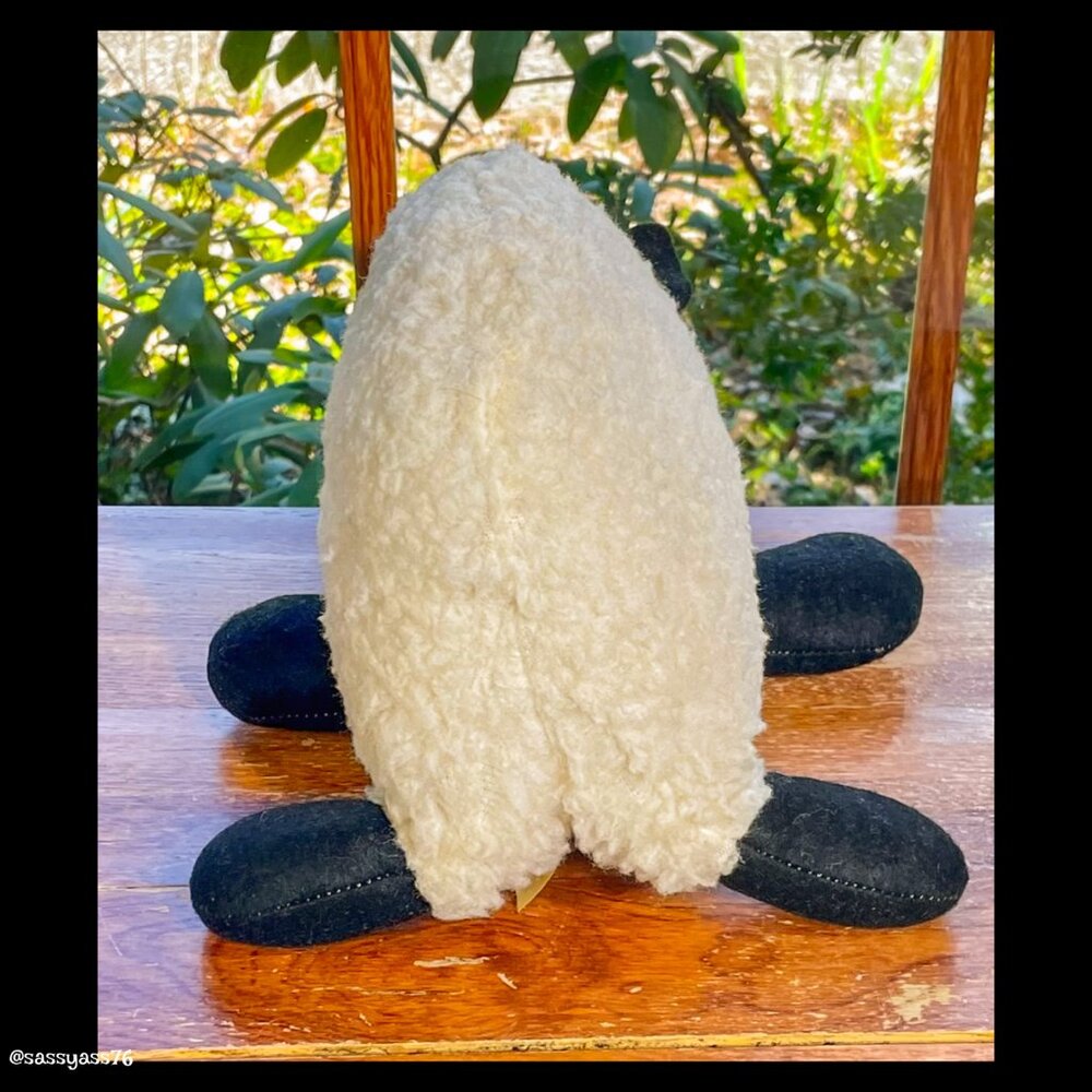 ▪️VTG▪️POSSUM TROT▪️1970's RARE Faux Sherpa & Felt Plush Stuffed Animal Sheep - Picture 6 of 9